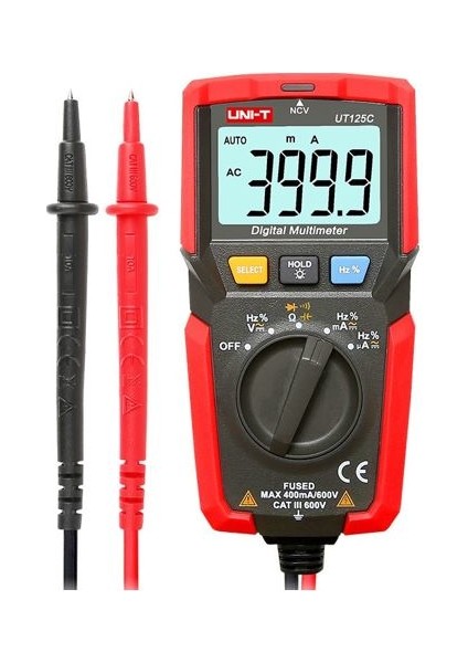 UT125C Cep Tipi Dijital Multimetre