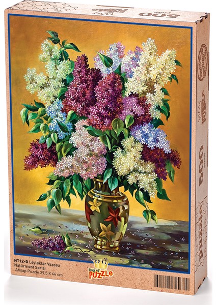Leylaklar Vazosu Ahşap Puzzle 500 Parça