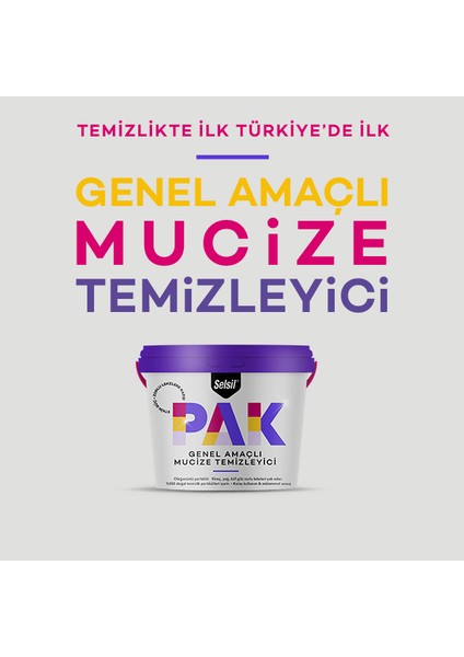Pak Genel Amaçlı Temizleyici 500 gr x 4 modelleri