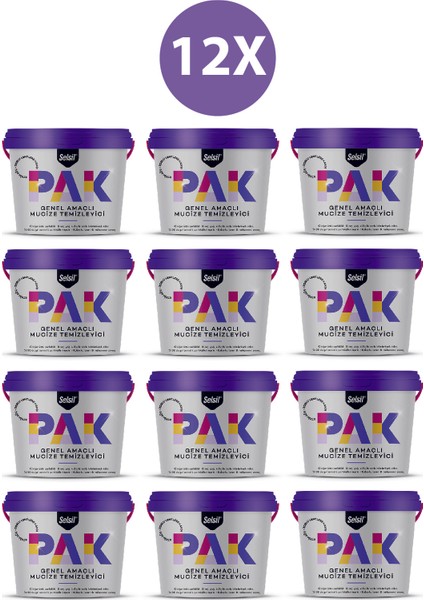 Pak Genel Amaçlı Temizleyici 500 gr x 12