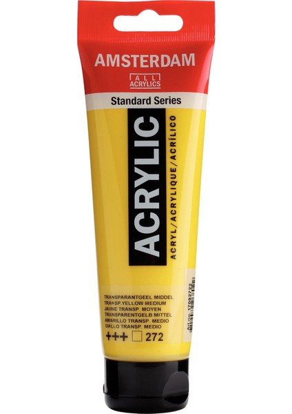 Standart Akrilik Boya 120 ml Transparent Yellow Medium