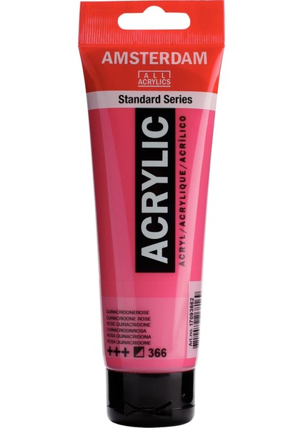 Standart Akrilik Boya 120 ml Quinacridone Rose