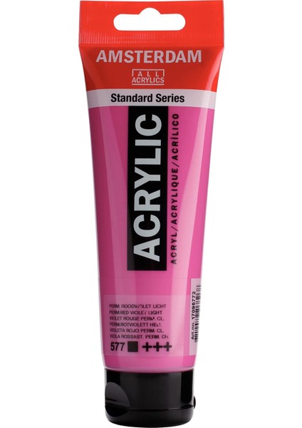 Standart Akrilik Boya 120 ml Permanent Red Violet Light