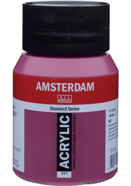 Standart Akrilik Boya 500 ml Permanent Red Violet