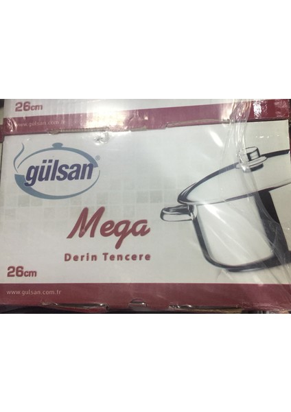 Mega Derin Tencere 26 cm