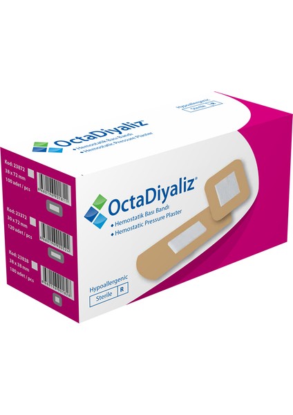 Marmara Norm - Octadiyaliz Hemostatik Bası Bandı 38X72 100 Adet