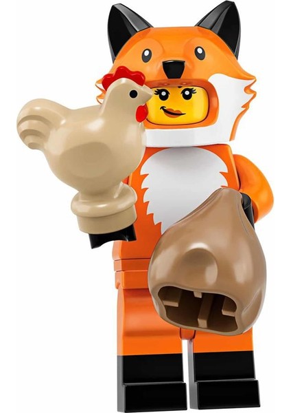 Minifigür Seri 19 - 71025 - 14 Fox Minifigür