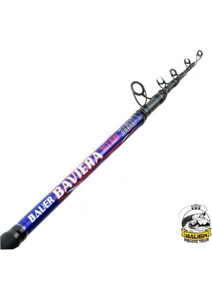 Bauer Baviera Teleskopik 390 cm 100-200GR Atar Surf Olta Kamışı