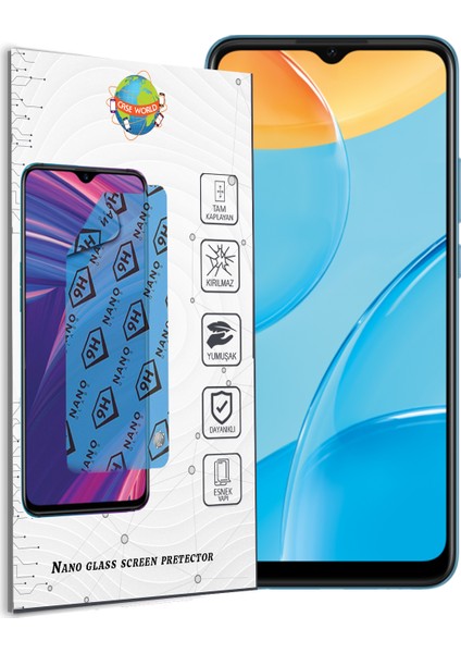 Oppo A15 Nano Ekran Koruyucu Kırılmaz Esnek Cam fiyatları