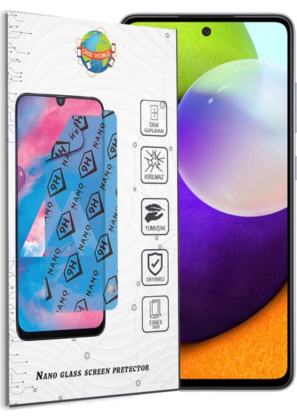 Samsung Galaxy A52 Nano Ekran Koruyucu Kırılmaz Esnek Cam fiyatları