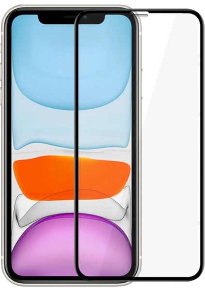 Apple iPhone 11 Tam Kaplayan Temperli Ekran Koruyucu Cam