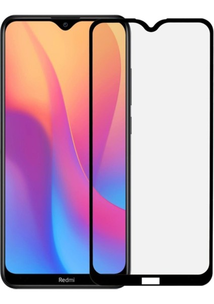Xiaomi Redmi 8A Tam Kaplayan Temperli Ekran Koruyucu Cam