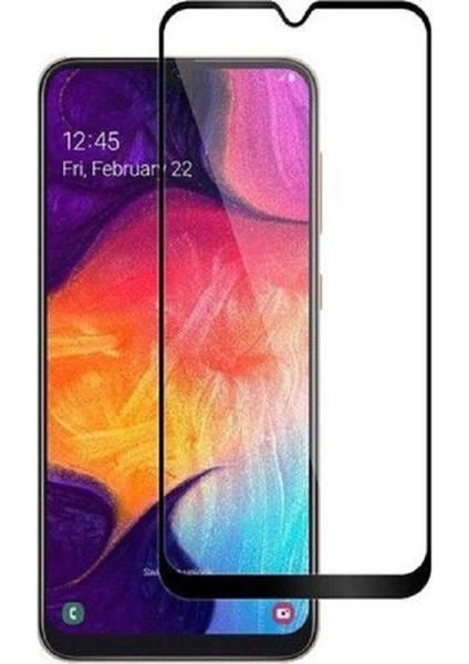 Samsung Galaxy A50 Tam Kaplayan Temperli Ekran Koruyucu Cam