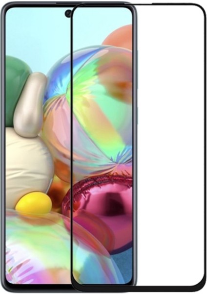 Samsung Galaxy A71 Tam Kaplayan Temperli Ekran Koruyucu Cam