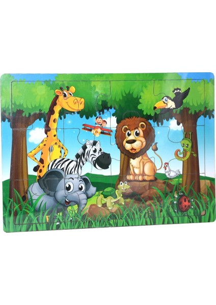 AHS001/6 Ahşap Çocuk Puzzle