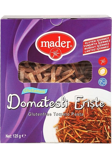 Glutensiz Domatesli Erişte (125 Gr)