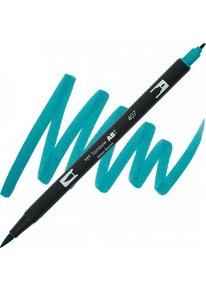 Ab-T Dual Brush Pen Grafik Kalemi Tiki Teal