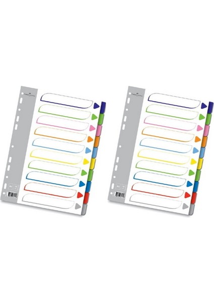 Faber 1-10 Renkli Seperatör Ayraç 2'li