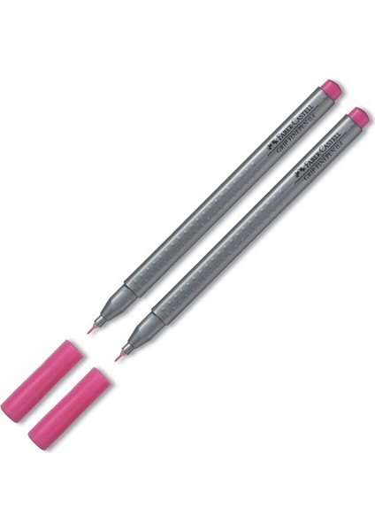 Faber Grip Finepen 0.4 mm Keçe Kalem Pembe 2'li