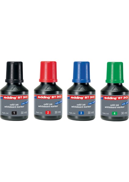 Bt-30 Beyaz Tahta Kalem Mürekkebi 30 ml 4 Renk