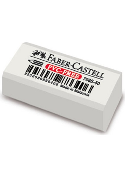 Beyaz Silgi PVC İçermeyen Yumuşak Doku ile 1 Adet Temiz Silme Gücü