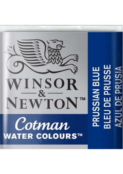 Cotman Yarım Tablet Sulu Boya Prussian Blue