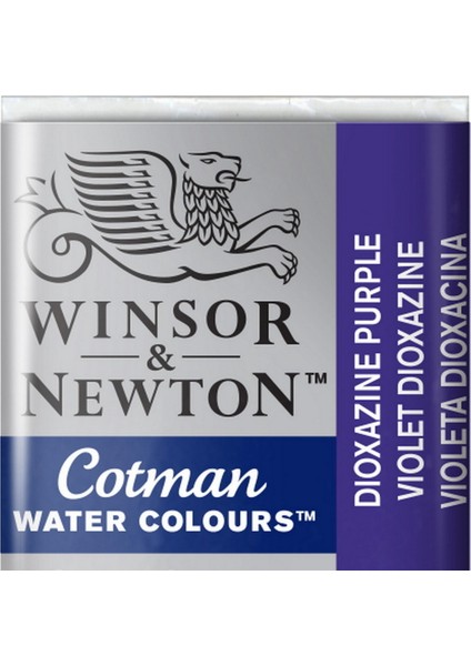 Cotman Yarım Tablet Sulu Boya Dioxazine Violet