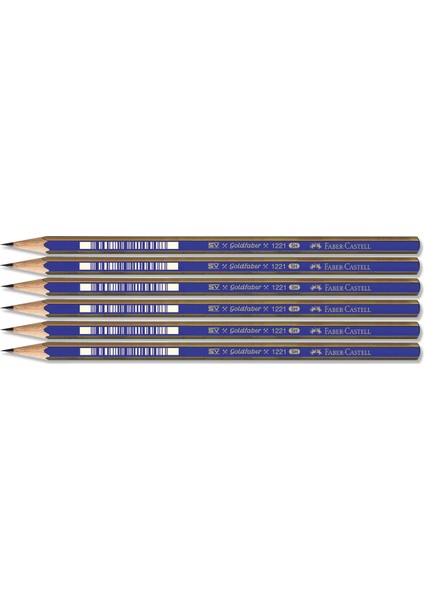 Faber 1221 Dereceli Resim Kalemi 5h 6'lı