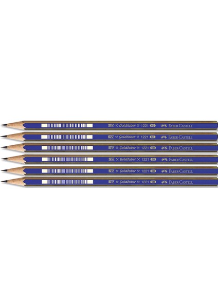 Faber 1221 Dereceli Resim Kalemi 6b 6'lı