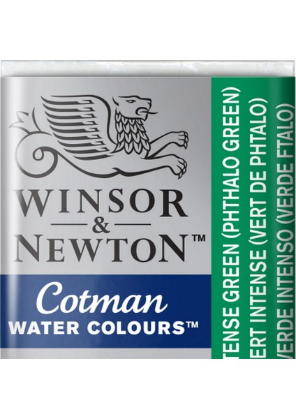 Cotman Yarım Tablet Sulu Boya Intense Green