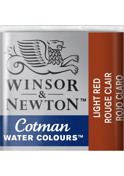 Cotman Yarım Tablet Sulu Boya Light Red