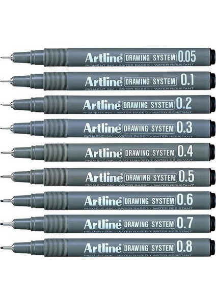 Çizim Kalemi 9'lu Set