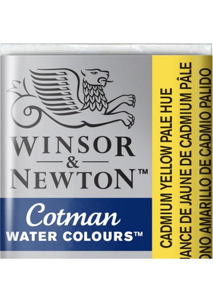 Cotman Yarım Tablet Sulu Boya Cadmium Yellow Pale Hue
