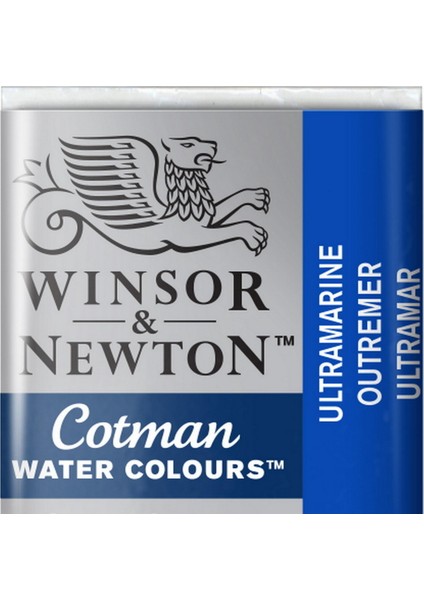 Cotman Yarım Tablet Sulu Boya Ultramarine