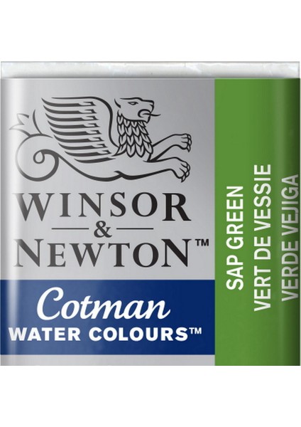 Cotman Yarım Tablet Sulu Boya Sap Green