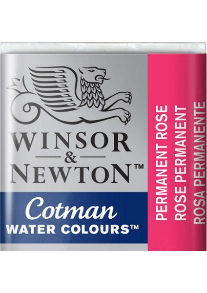 Cotman Yarım Tablet Sulu Boya Permanent Rose