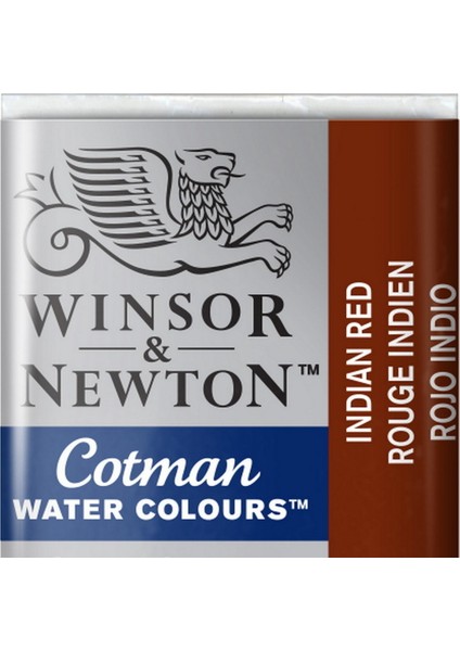 Winsor & Newton Cotman Yarım Tablet Sulu Boya Indian Red