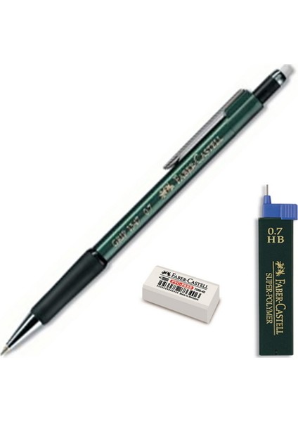 Faber Grip Iı 1347 0.7 Uçlu Kalem Seti Yeşil