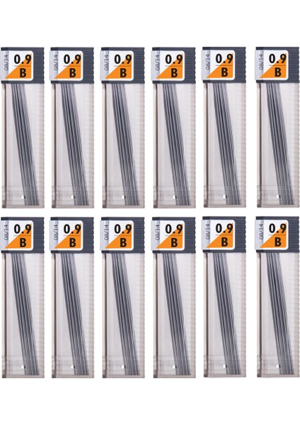 Mono Kalem Uçları B 0.9 mm 12 Adet Kutu Dayanıklı ve Keskin Yazım İçin