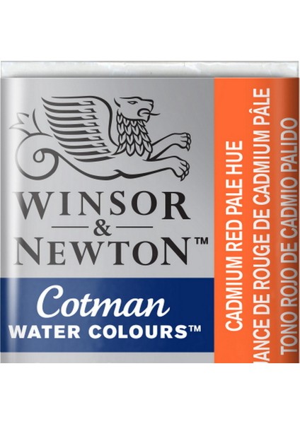 Cotman Yarım Tablet Sulu Boya Cadmium Red Pale Hue