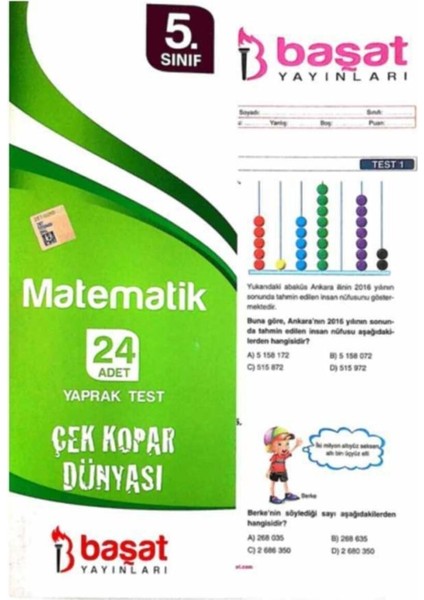 Başat 8. Sınıf Ingilizce Yaprak Test