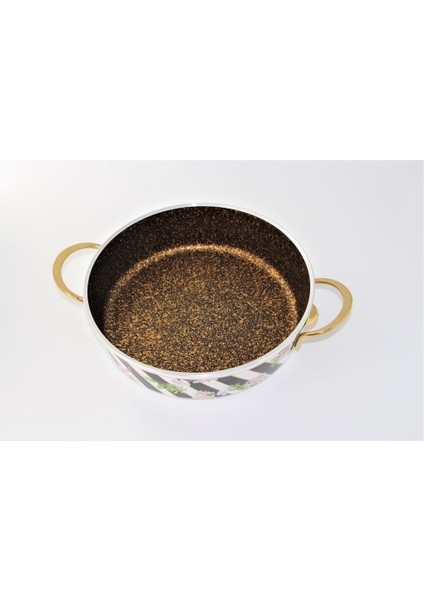 8818 Begonvil Emaye 26 cm. Yayvan Tencere indirimleri
