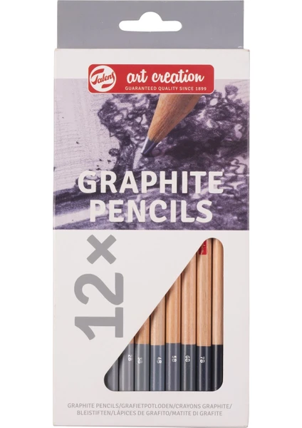 Art Creation Graphite Pencils Dereceli Karakalem Eskiz Çizim Seti 12'li