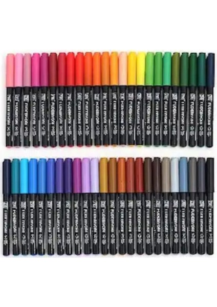 Fudebiyori Brush Pen Fırça Uçlu Kalem Seti 36 Renk