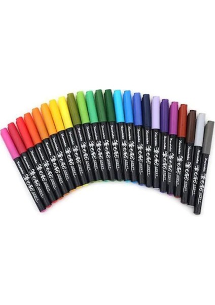 Fudebiyori Brush Pen Fırça Uçlu Kalem Seti 18 Renk