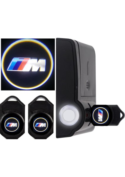 Bmw M Power Pilli Yapıştırmalı Kapı Altı Logo Mesafe ve Karanlık Sensörlü