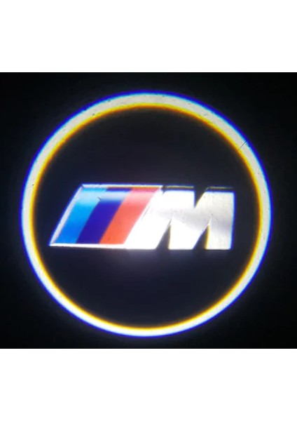 Bmw M Power Pilli Yapıştırmalı Kapı Altı Logo Mesafe ve Karanlık Sensörlü modelleri