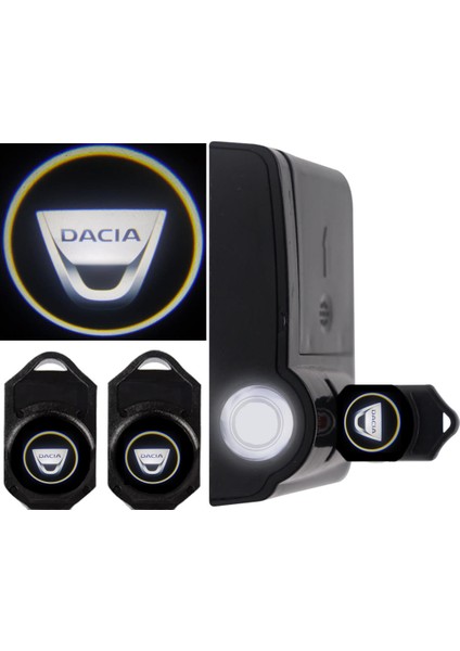 Dacia Pilli Yapıştırmalı Kapı Altı Logo Mesafe ve Karanlık Sensörlü