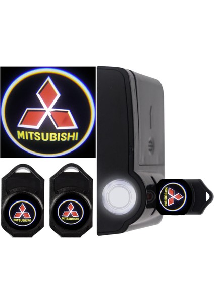 Mitsubishi Pilli Yapıştırmalı Kapı Altı Logo Mesafe ve Karanlık Sensörlü