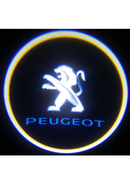 Peugeot Pilli Yapıştırmalı Kapı Altı Logo Mesafe ve Karanlık Sensörlü